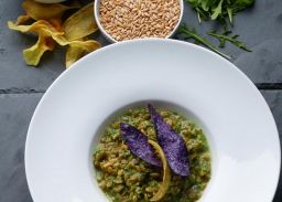 Einkorn-Risotto mit Rucola