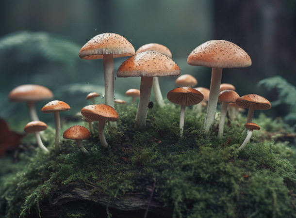 Die Bedeutung der Pilze (Foto: 123RF/subliminalclown) Pilze im Wald