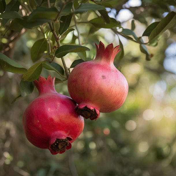 Granatapfel (Foto: 123RF/pixander) Granatäpfel am Baum