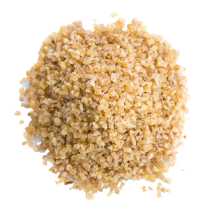 Bulgur (Foto: 123RF/handmadepictures) ein Haufen mit Bulgur-Körnern