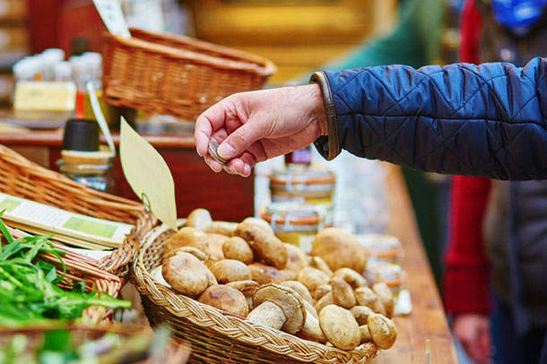 A.Vogel, Ernährung als Therapie Bewusst einkaufen bei regionalen Produzenten hilft Mensch, Tier und Natur. (Foto: 123RF, Ekaterina Pokrovsky)