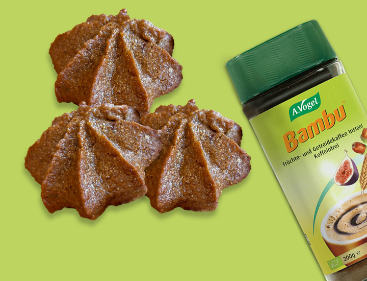 Bambu Guetzli mit Bambu-Glas