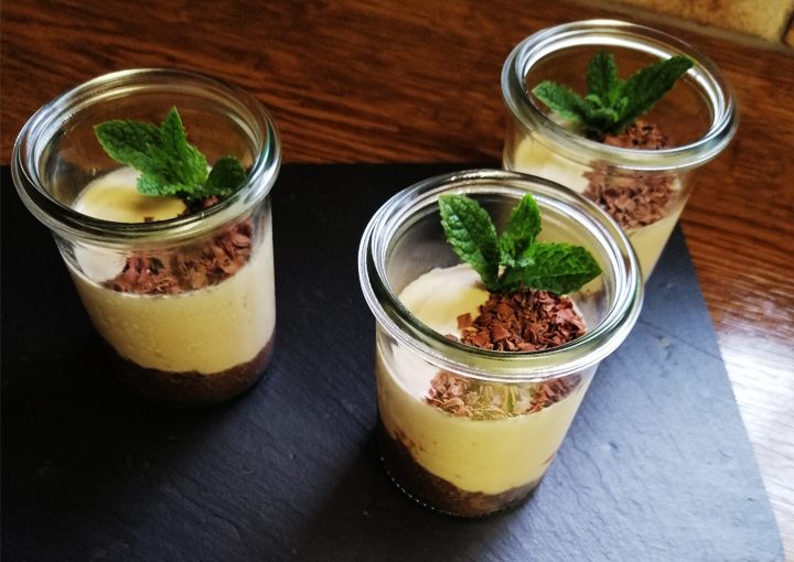 Honig-Joghurt-Torte mit Bambu