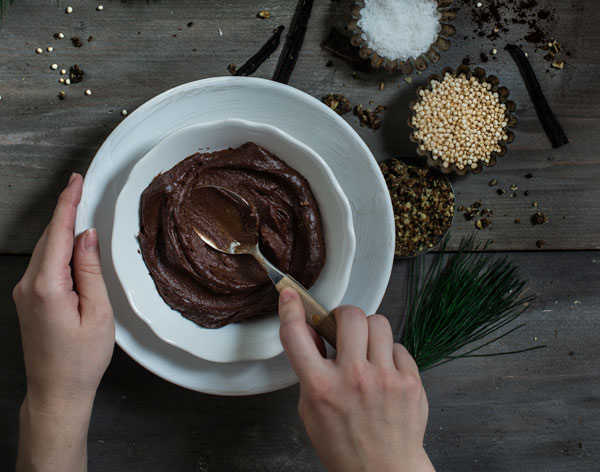 Schokolade für den Schokokuchen Schokokuchen Schokolade