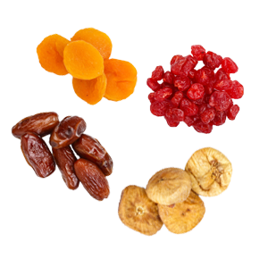 Trockenfrüchte Datteln, Feigen, Aprikosen Cranberries
