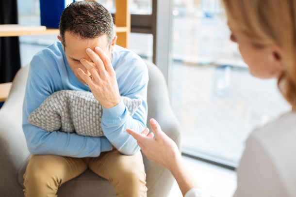 Hypochondrie ist eine Störung der Körperwahrnehmung (Foto: 123RF/D. Zinkevych) Krankheit Angst