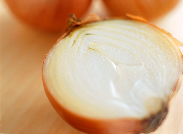 Zwiebelsaft hilft (Foto: 123RF/ H. Koike) Zwiebelsaft
