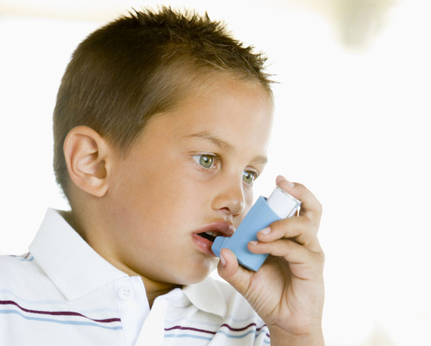 Junge mit Asthma (Foto: Panthermedia) Asthma Kind