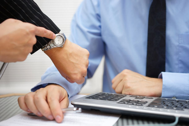 Stress im Büro (Foto: Fotolia) Stress Arbeitsplatz