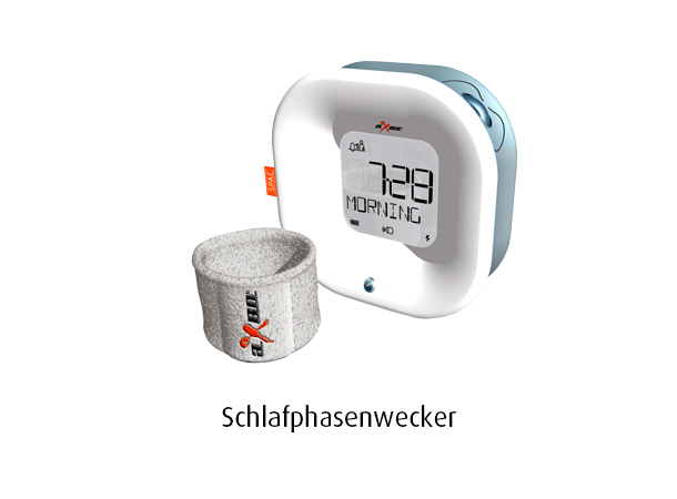 Schlafphasenwecker ermittelt den günstigsten Moment zum Aufwachen. Schlafphasenwecker